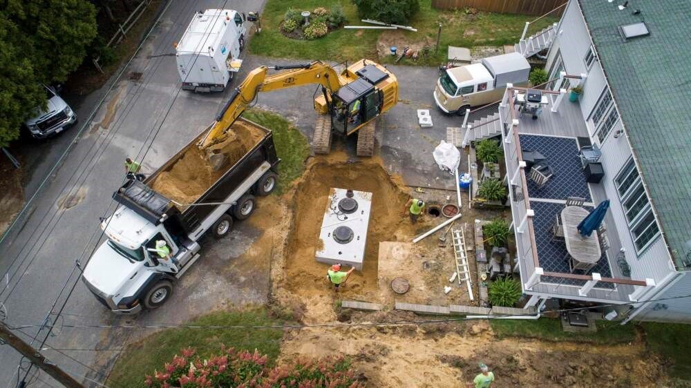 BB septic install